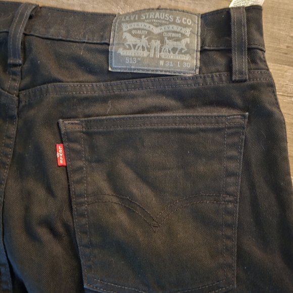 Levi's 513 31x30 black jeans - Picture 5 of 5